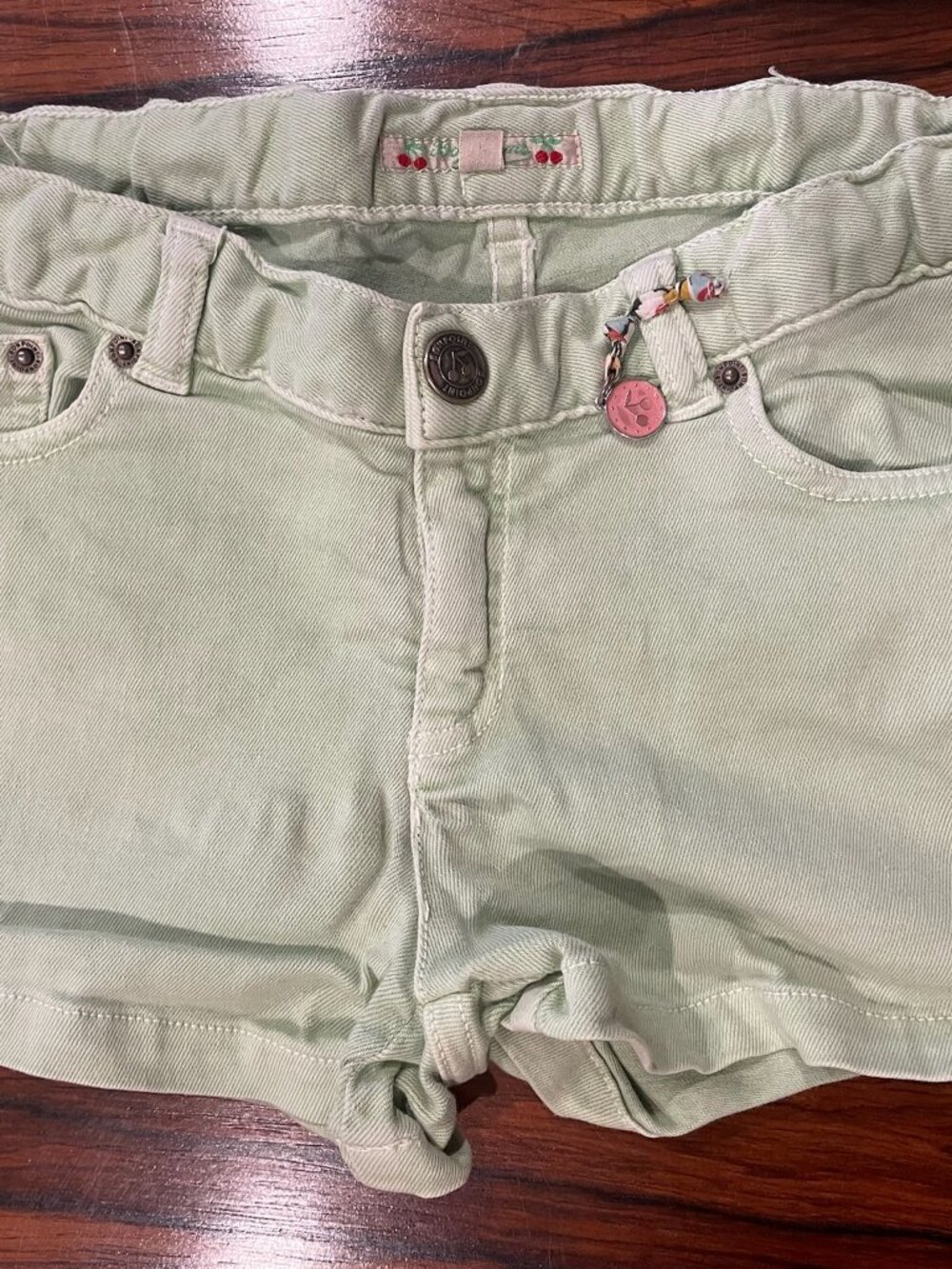Bonpoint Green Shorts Girls 10